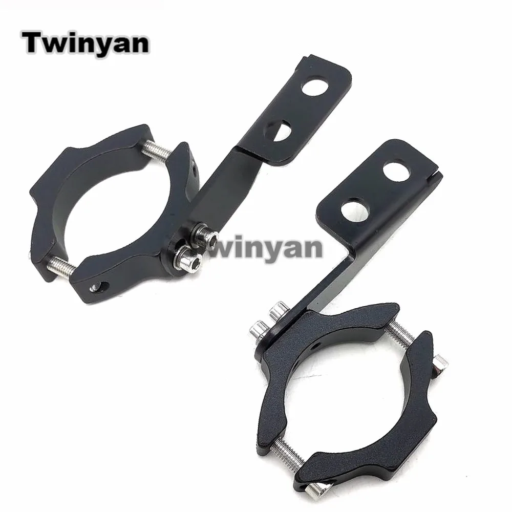 دراجة نارية الضباب ضوء جبل الأضواء حامل تحطم بار أضواء دعم نقل المشابك شوكة أنبوب جبل بدوره إشارة قوس