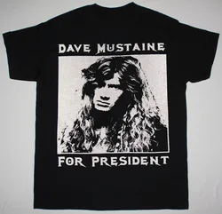 VTG Dave Mustaine For President Gift For Fan Black Size S to 5Xl Shirt AG973