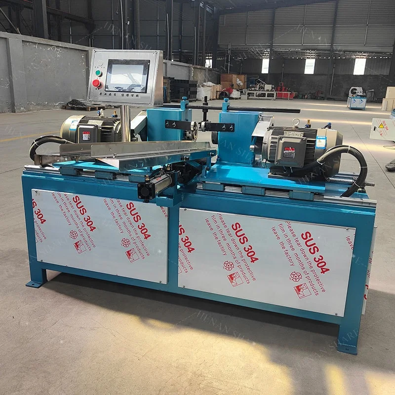 Automatic Paper Tube Curling Machine Edge Paper Tube Notching Curling Crimping Machine