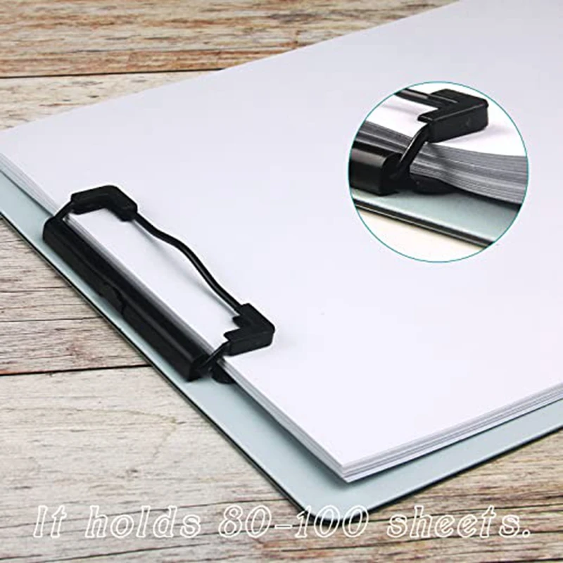 4 Pack Multiple Color Clip Board With Metal Clip, For , Nurse, Teacher, Student