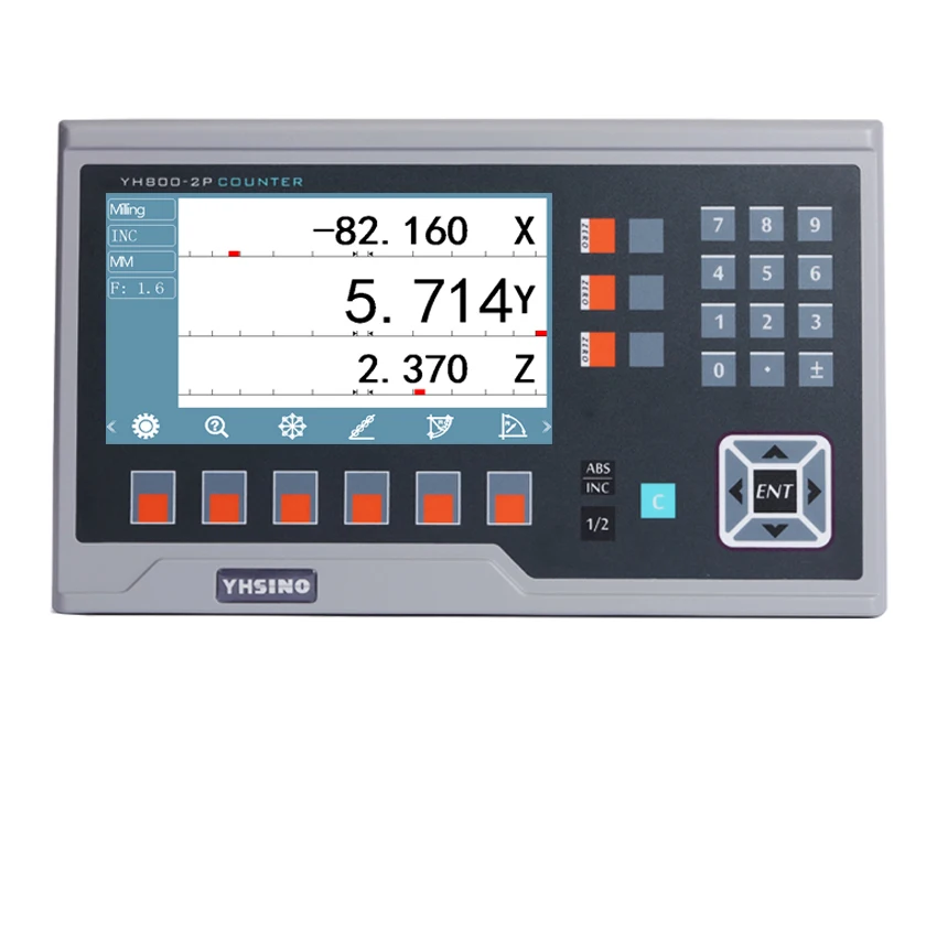 Lcd Dro Set Complete Kit Linear Scales 5U 5V TTL DB9 YH800 YH800-3P YH800-2P Digital Readout Display 14 Languages Support