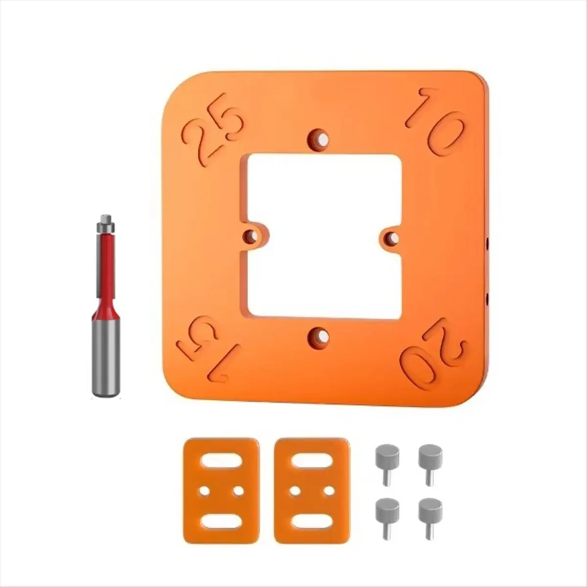 【2723 Popular】Woodworking Router Corner Radius Templates Jig Routing Curved Corners Milling Circular Radian Hardness Tool R10-R2