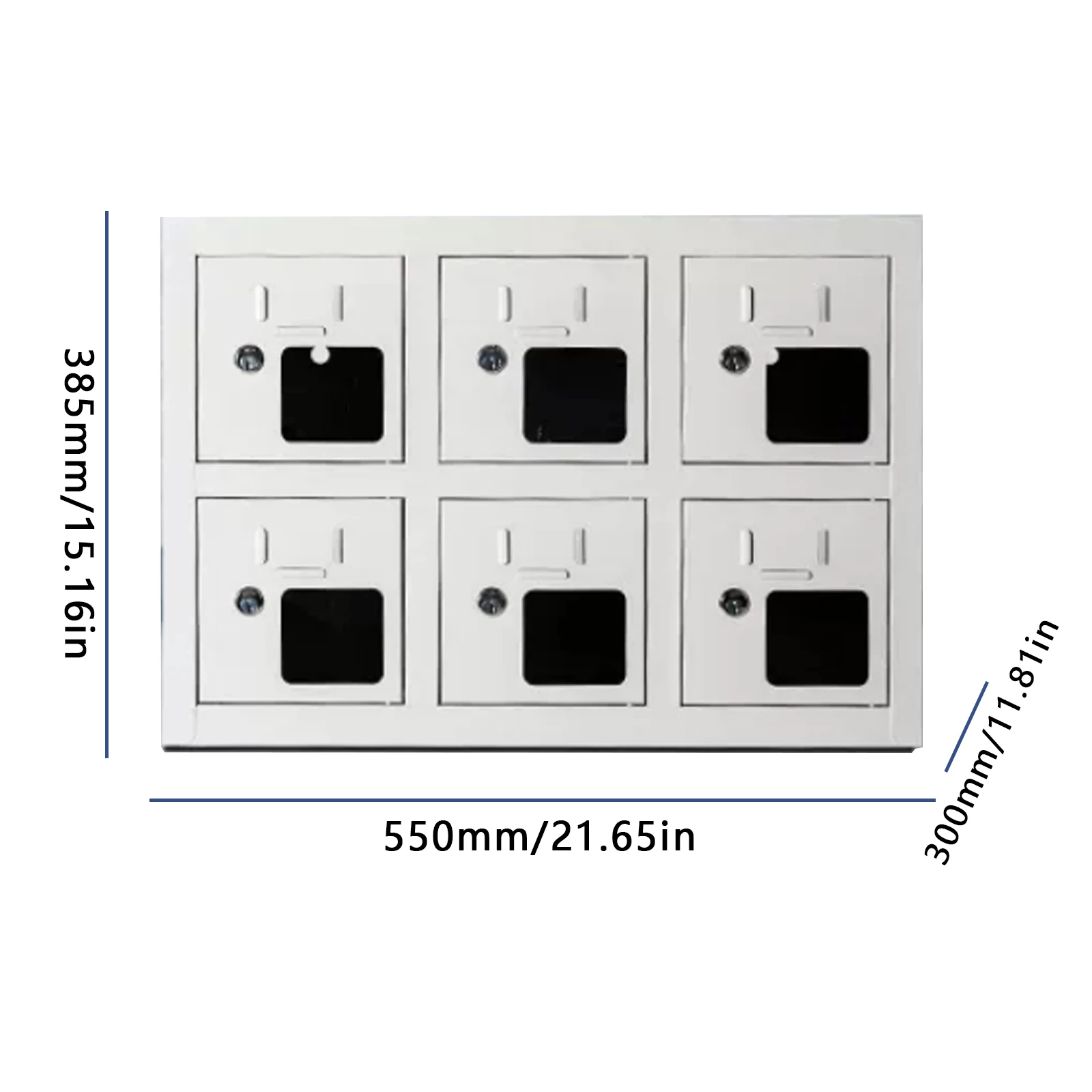 Mobile Phone Storage Cabinet Rechargeable Storage Box Thickened Steel Safe Suitable For Classroom, Meeting Room