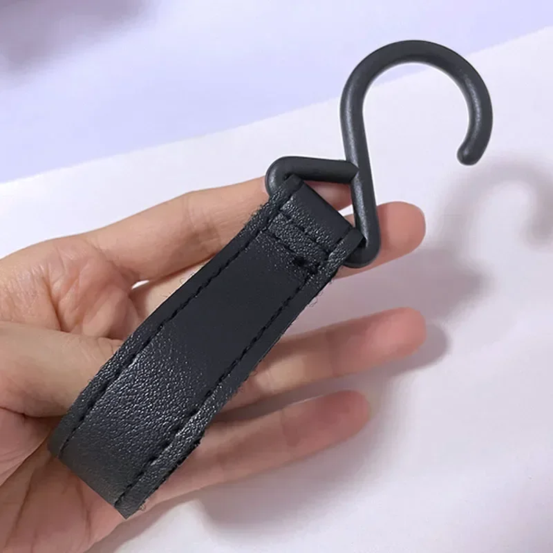 بو الجلود الطفل خطاف عربة الأطفال اكسسوارات البلاستيك عربة أطفال هوك السحرية عصا هوك عربة يدفع باليدين شماعات معلقة 1/2 قطعة #3