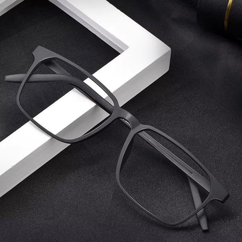 2026 Reine Titan-Lesebrille für Herren und Damen, TR90 Anti-Blaulicht-Vollrahmen-Computerbrille, Dioptrien + +4.0 – Detail 1
