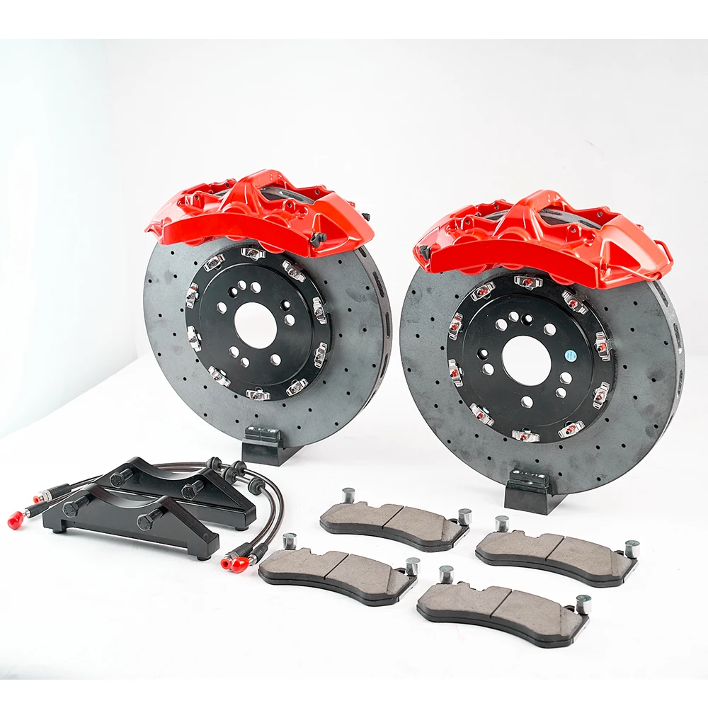 ICOOH Brake Kit Front GT6 with 380*32mm Carbon ceramic discs and  Carbon ceramic brake pads For Lexus BMW Land Rover ZEEKR HYPTE