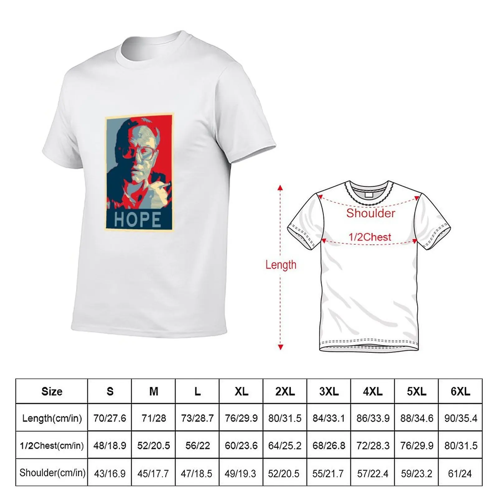 Valery Legasov Hope Poster - Chernobyl T-Shirt plus size clothes Luxury man mens t shirts