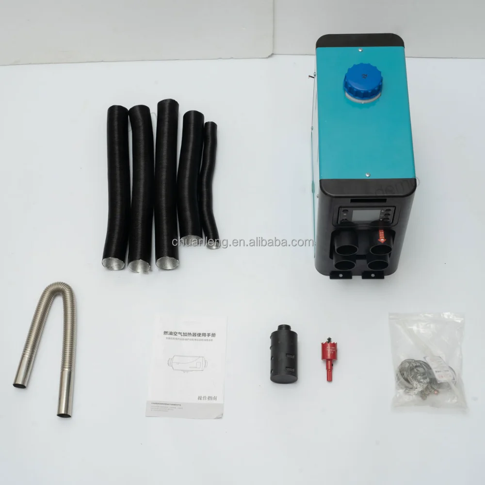 Multi-Voltage Diesel Heater Kit, 5KW 12-24V/110-220V Parking Heater with LCD Remote & 5L Tank, Ultra-Fuel-Efficient for RV #4