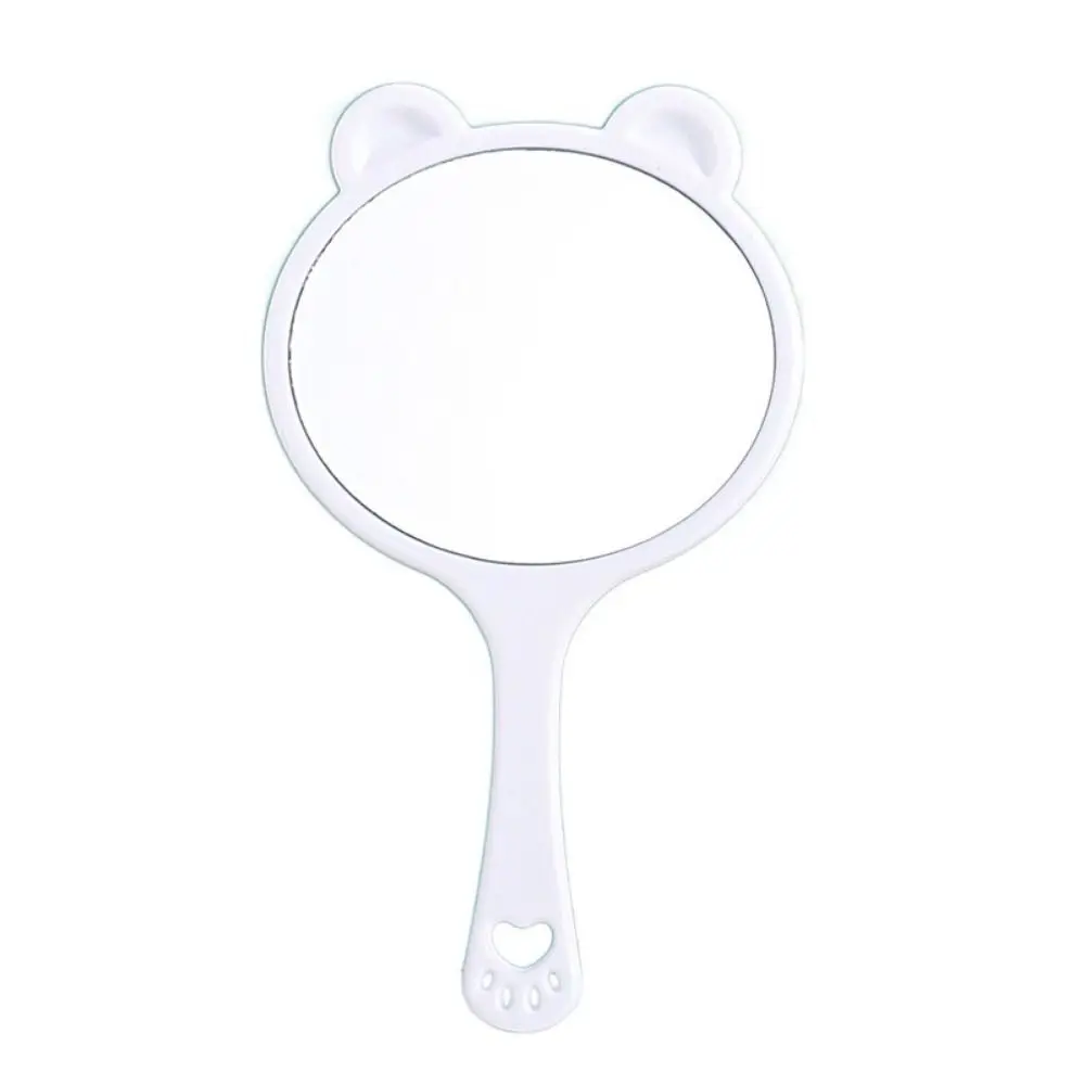 

Creative Unique Bear Head Handheld Mirror Cute Cartoon Bear Claw Mirror DIY Cosmetic Mirror Makeup Tool