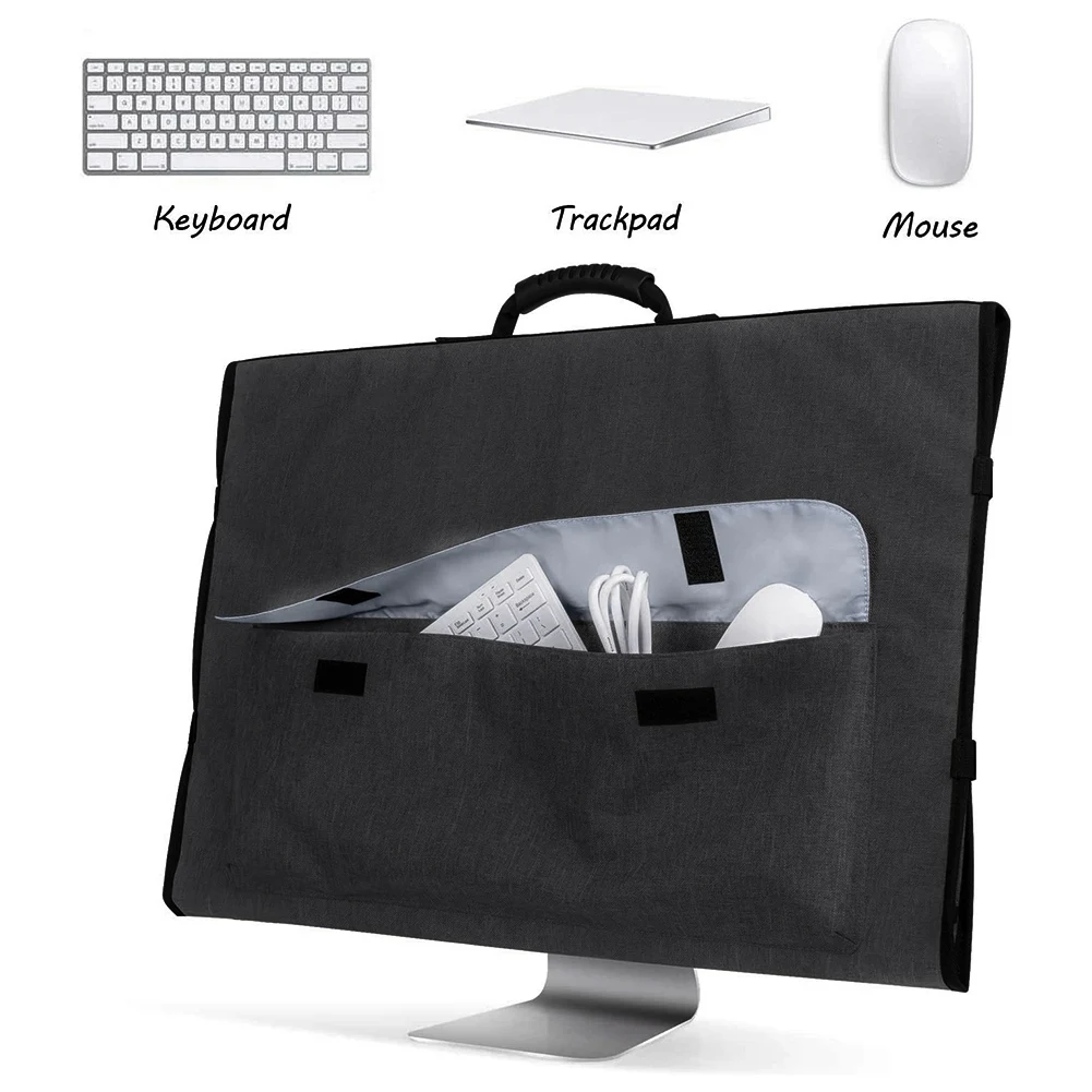 PHILE-Travel Carrying Case For Monitors Protective Monitor Bag Monitor Carrying Case