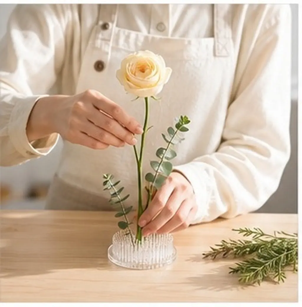 Flower Frog Pin Holder for Floral Arrangement – Sturdy DIY Flower Fixation Base with Fine Workmanship