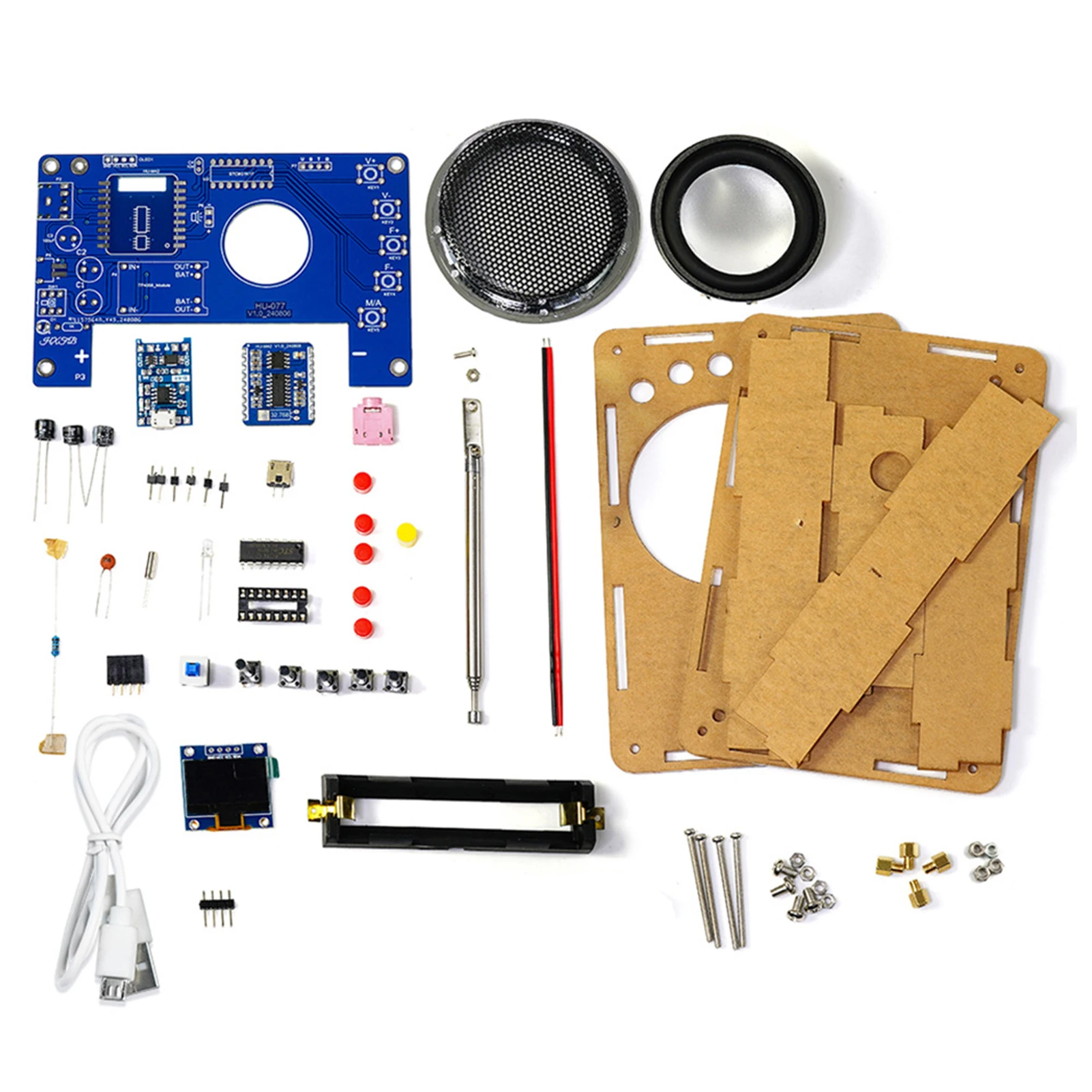 Build Own Radio With OLED Display High Sensitivity For Clear Reception Has Advantages Of Noise