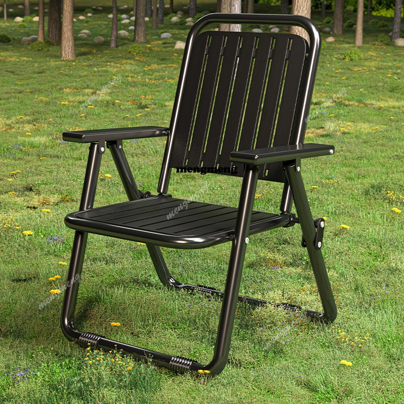 

Nature Black Camping Chairs Foldable Portable Small Reclining Camping Chairs Kids Outdoor Silla Plegable Infantil Furniture