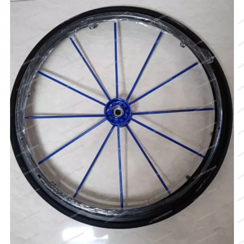 

24x1.0 Wheelchair Wheel Replacement – 1/2" Bearing Hub, Aluminum Rim for Sports & Manual Chairs