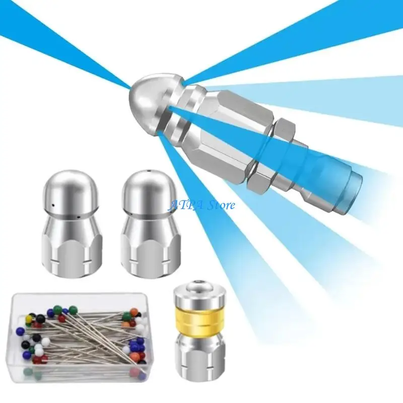 

U13C Corrosion Resistant High Pressure Nozzle for Pipe Jetting & Car Washing 5000PSI