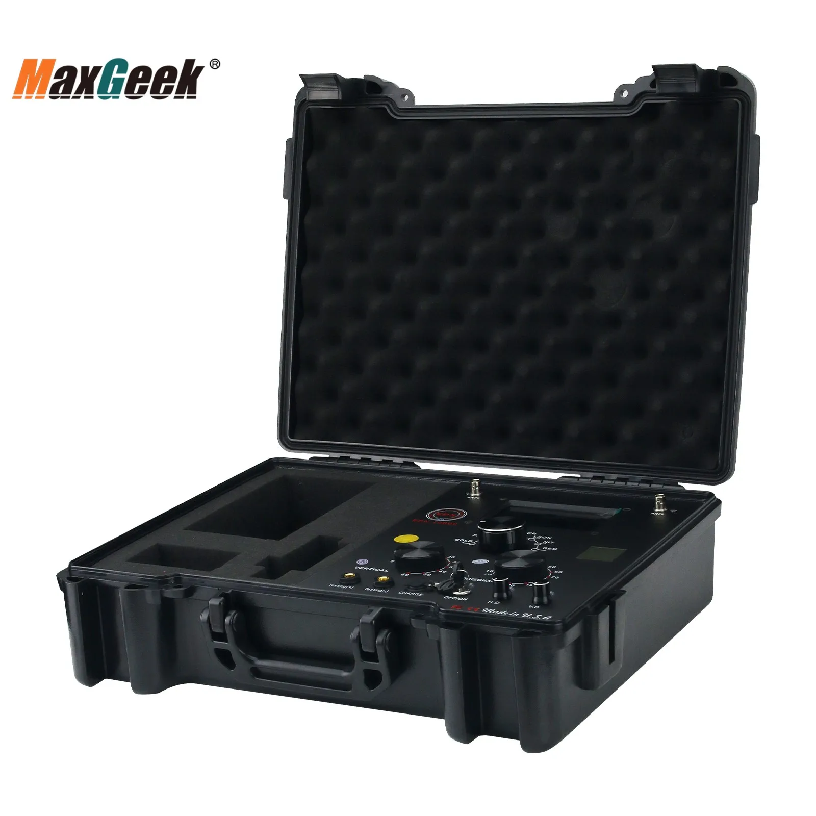 Maxgeek Long Range Metal Detector Underground Gold Detector with New Degausser EPX10000