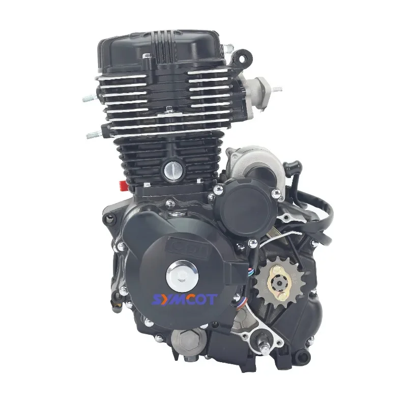 New SYMCOT 125CC 150CC Motorcycle Engine Assembly, 4-stroke Air-cooled, 5-forward,Electric Kick, High Quality Ready for Shipment