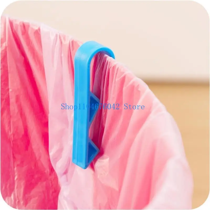 652F Dustbin Clip 1/2 pcs Waste Paper Bin Garbage Bag Fixing Clamp Household for Home Kitchen Junk Bag Fixer Storage