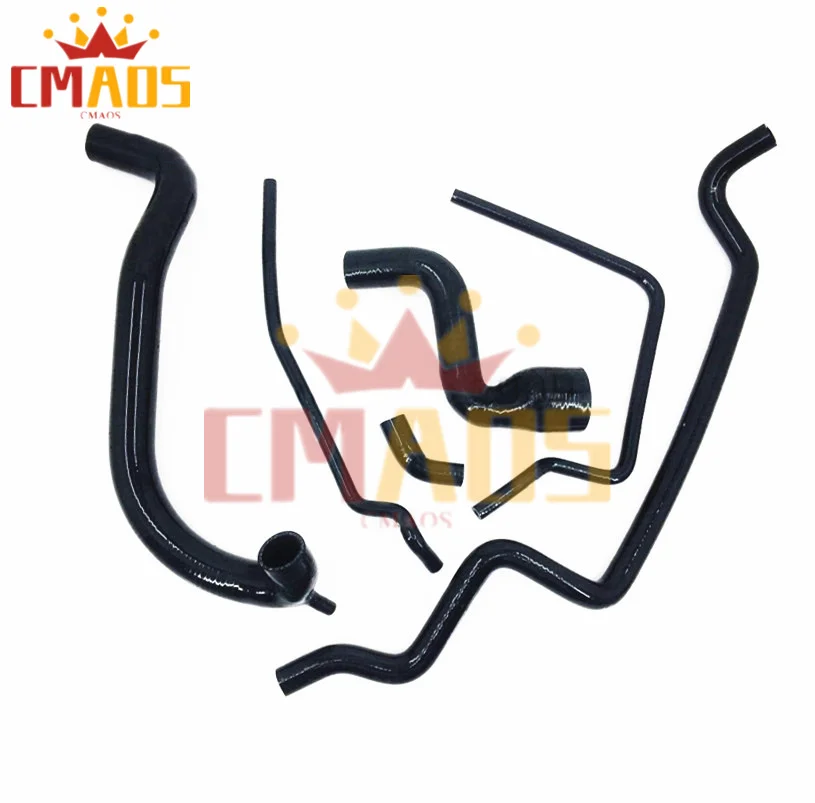 For 1983-1985 PORSCHE 944 2.5L 3-Ply Silicone Radiator Coolant Hose Kit Without Bleeder In Upper Pipe