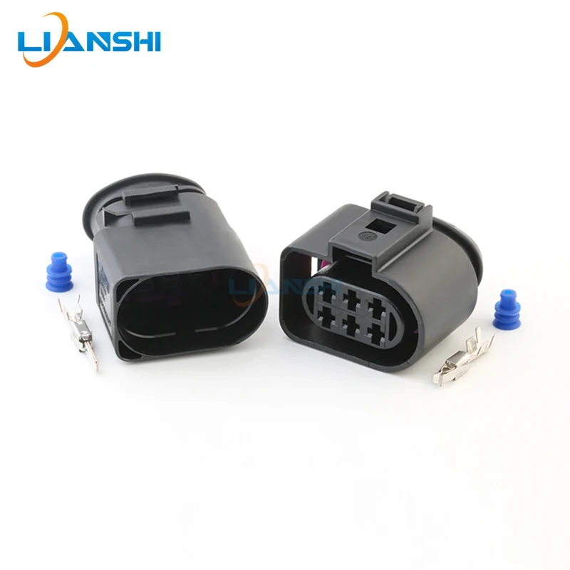 1J0973833/1J0973733 Automotive waterproof connector 6p male and female plug fitting terminal DJ7065A-3.5-11/21