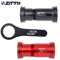 ZTTO BB386 Press Fit Bicycle Bottom Bracket And Install Tool Steel Ceramic Bearing 24 30mm MTB Road Bike BB DUB GXP Crankset