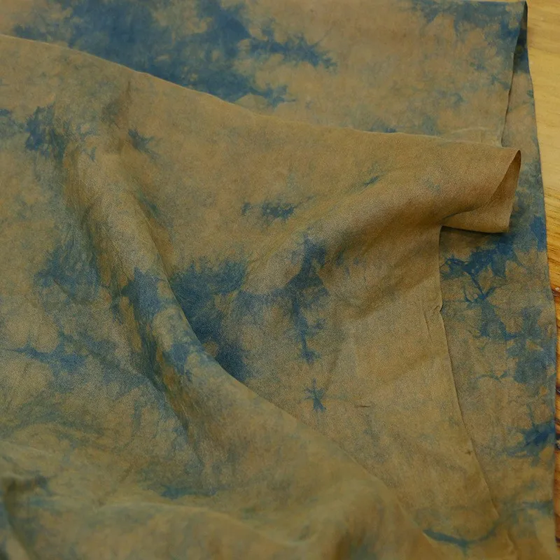 

Ancient triple-dyed persi mommeon sweet potato indigo and oak silk old material