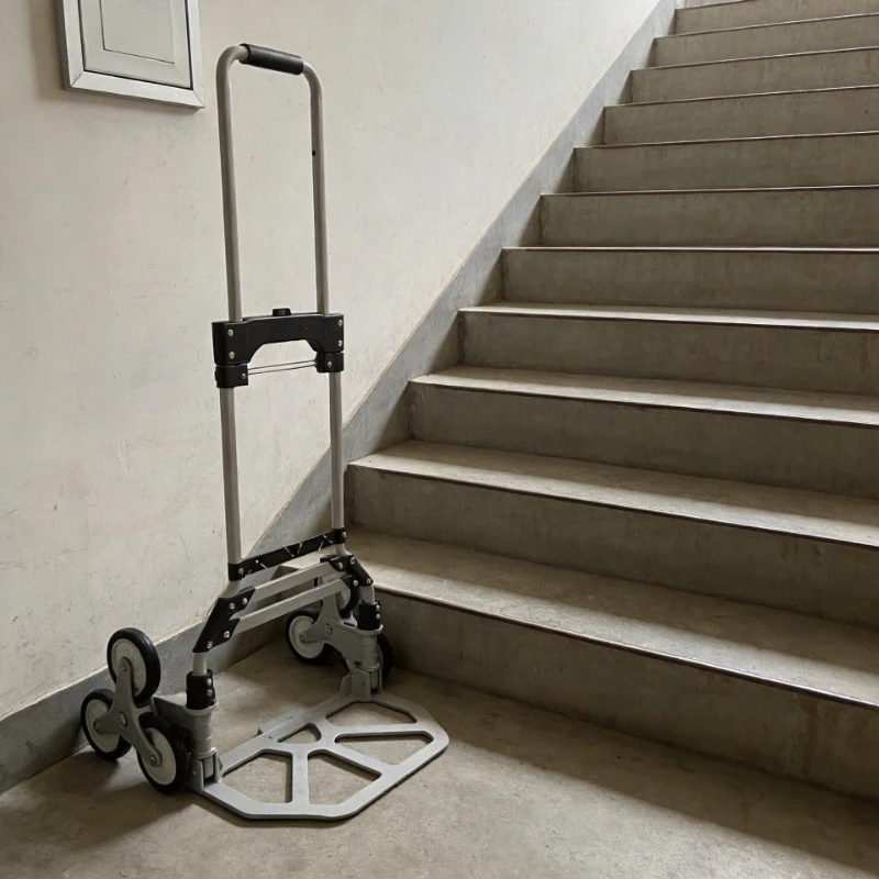 

Quiet Wear-Resistant Aluminum Alloy Portable Cart Telescopic Climber Universal Trailer