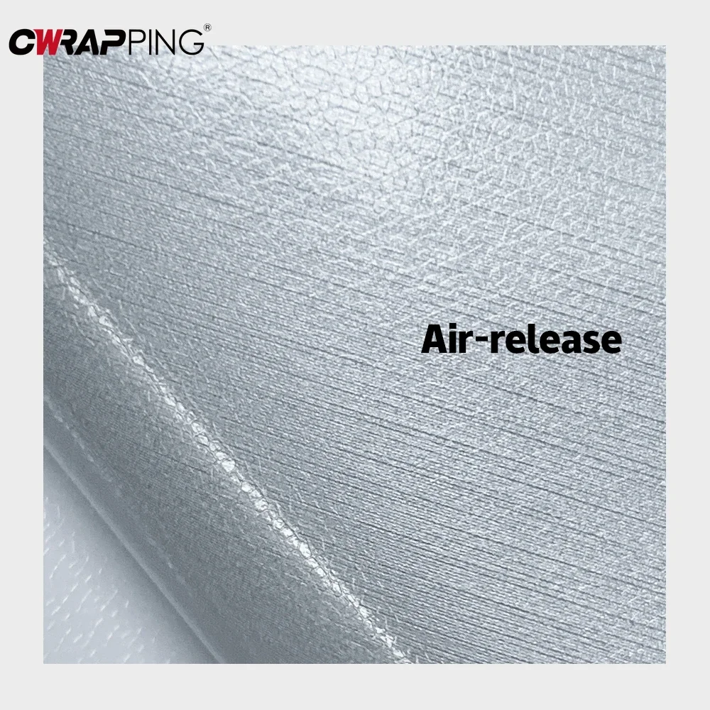 Car Stickers Silver Brushed Aluminum Film Body Color Change Car Interior Modification Sticker for Motorcycle Car Accessories