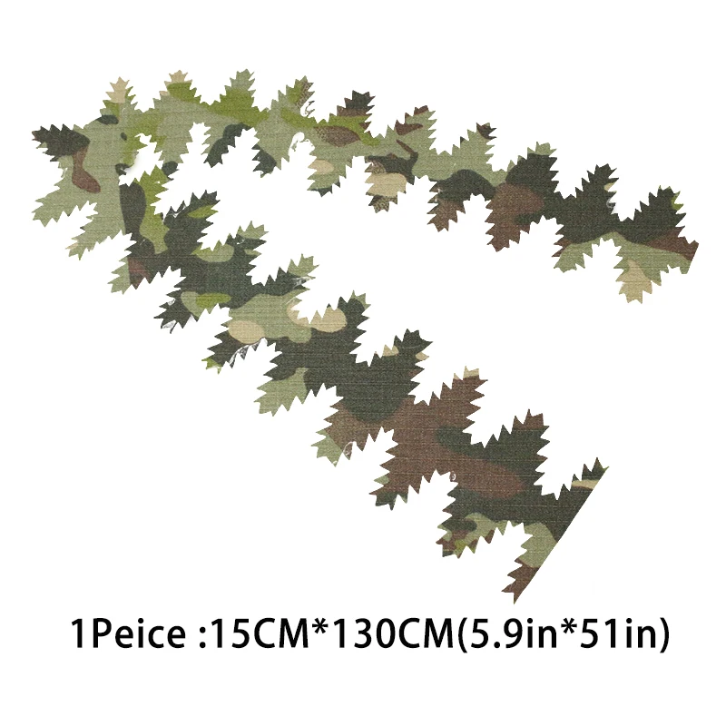 Paquete de hojas sueltas 3D: tiras de hojas cortadas con laser para camuflaje 3D, idéal pour persianas de caza, envolturas para