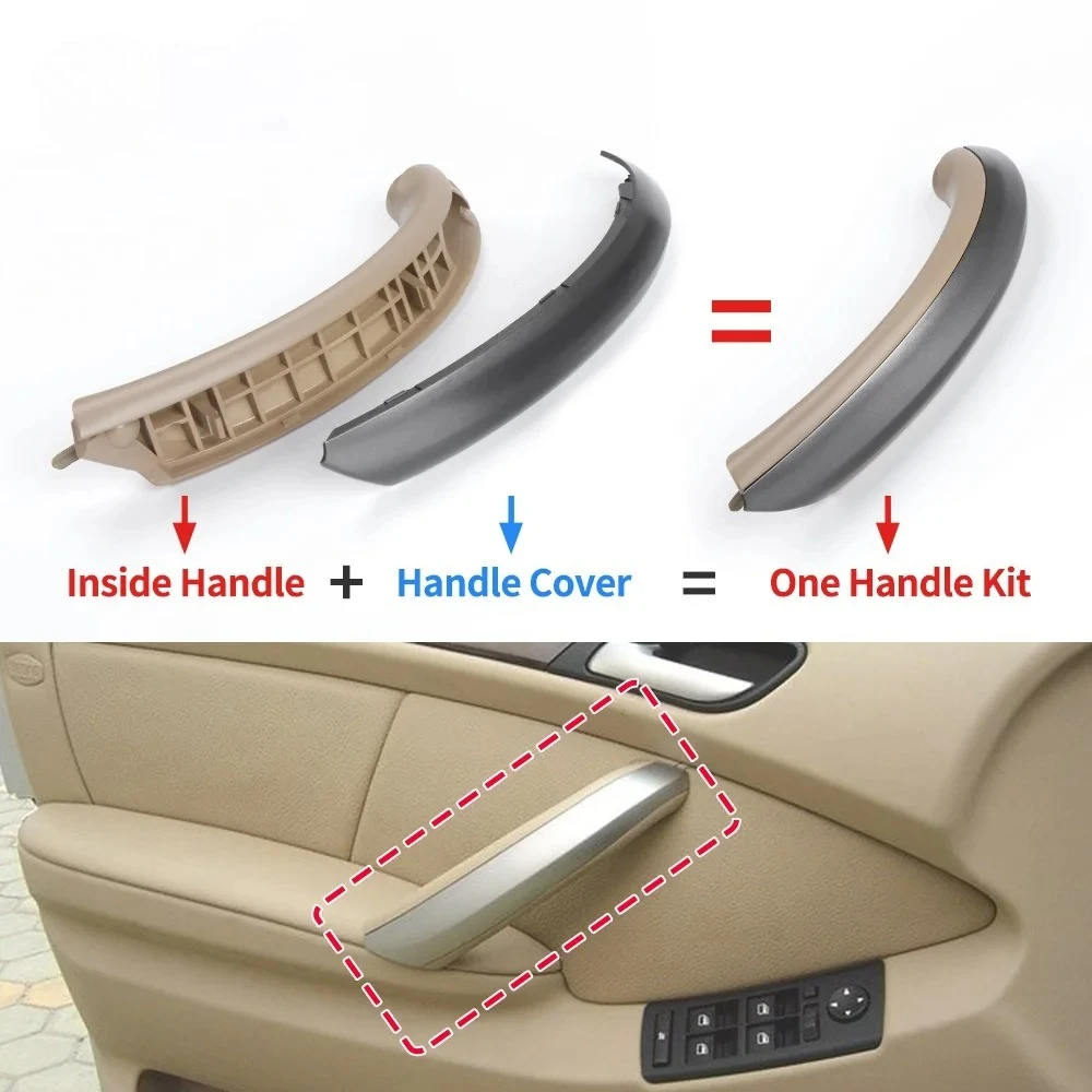 For BWM E53 Handle Car Interior Decoration Parts Inner Handle Door Panel Pull Trim Cover Front Left Right Side for BMW X5 Series
