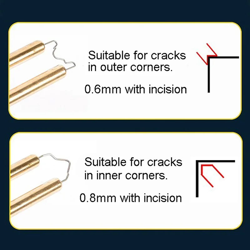 220V Plastic Welders Welding Tool Set Car Bumper Repair Crack Broken Hole Repair Tool Plastic Welder With 200pcs Welding Nails