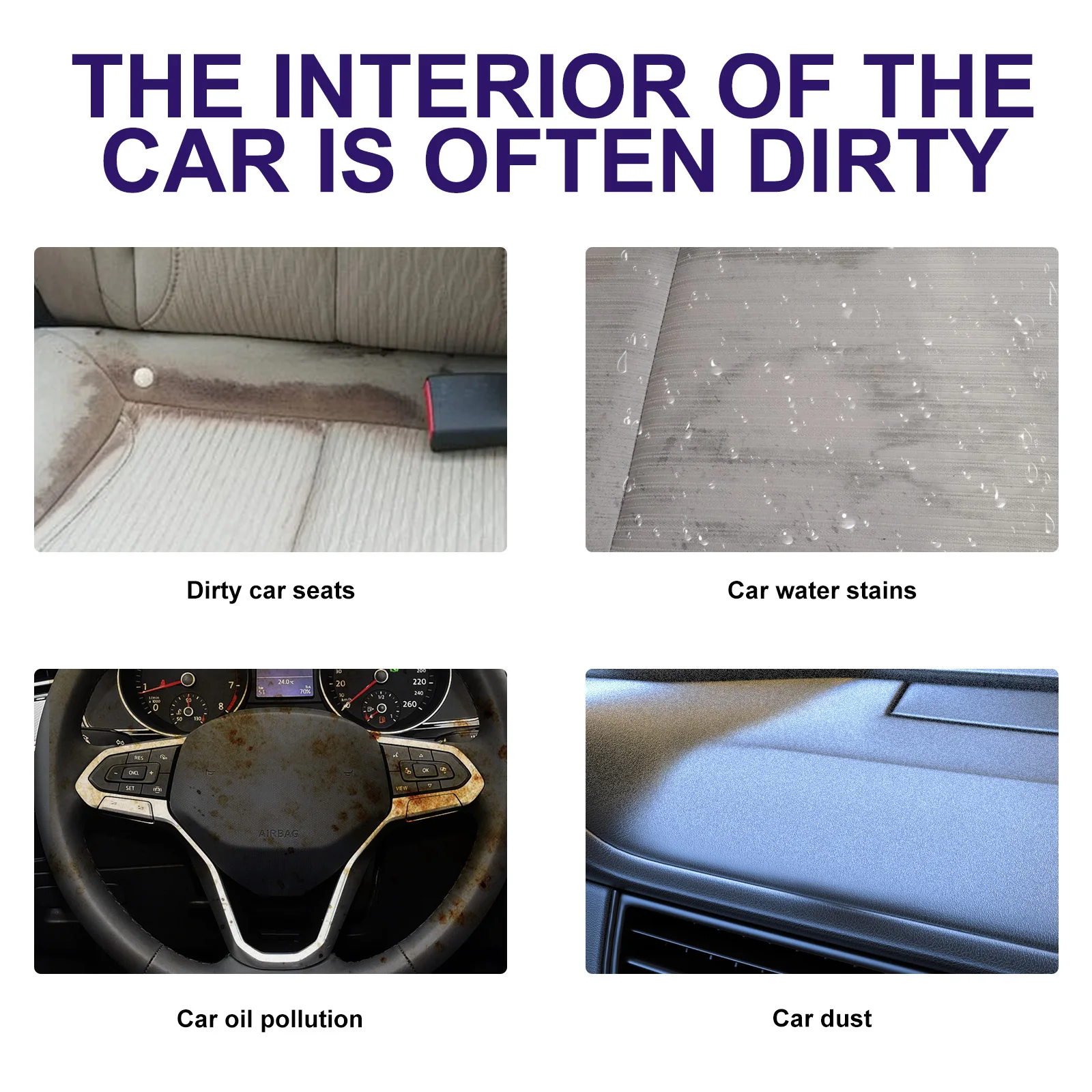 منظف داخلي ممتاز للسيارة للمقعد ولوحة القيادة والجلد، مزيل البقع القوي للحماية من الأشعة فوق البنفسجية للعناية الداخلية للسيارات #6