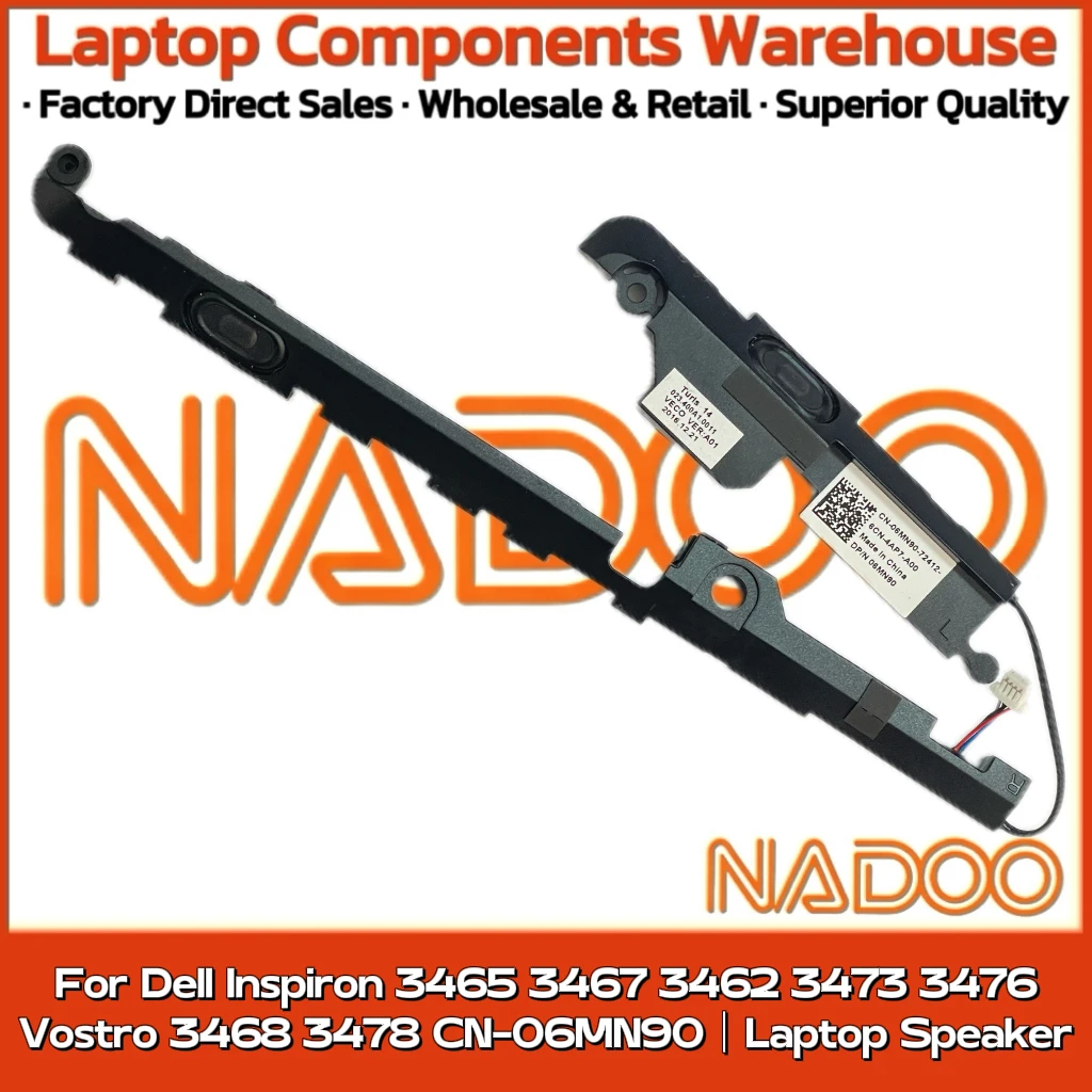 

New Original Laptop Notebook Speaker For Dell Inspiron 3465 3467 3462 3473 3476 Vostro 3468 3478 CN-06MN90 Built in horn audio