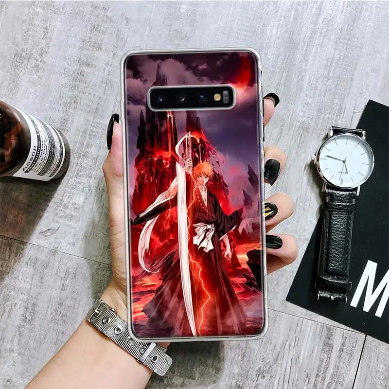 Kurosaki Ichigo Phone Case For Samsung Galaxy S24 S23 S22 S21 S20 Ultra S20 FE S10 Plus S9 S8 + Fundas Cover Coque