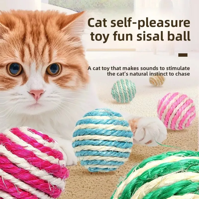 Juguetes para gatos: Palos para masticar, varitas de hierba gatera, espadas, bolas de cáñamo, resistentes a mordeduras, sonoros, para autoentretenimiento.