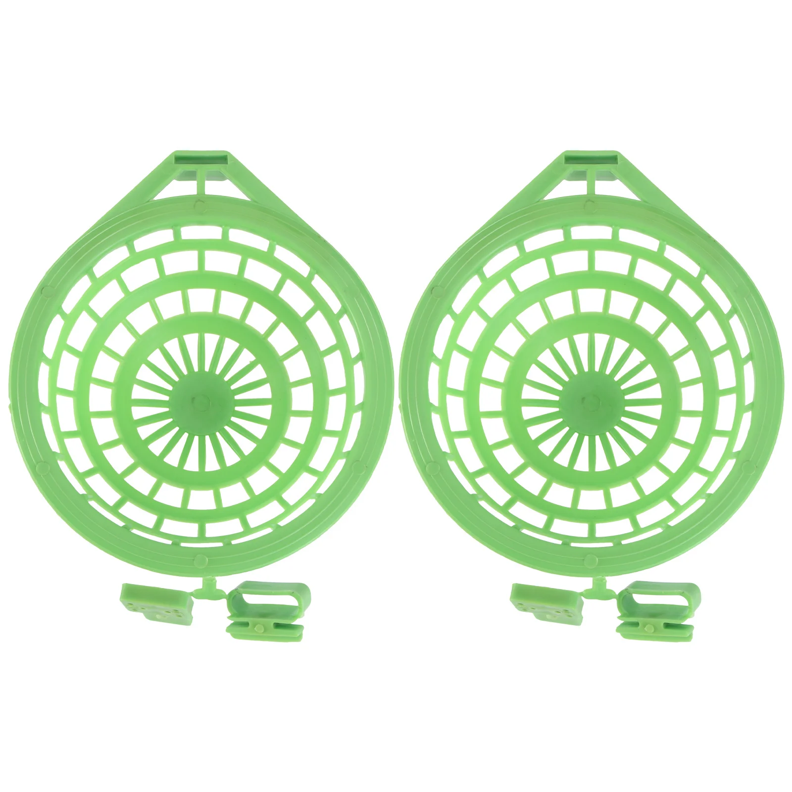 

2pcs Large Bird Nest Basin Green Plastic Parrot Nesting Holder For Home Pet Store Multi-Purpose Birds Nesting Basin Cage