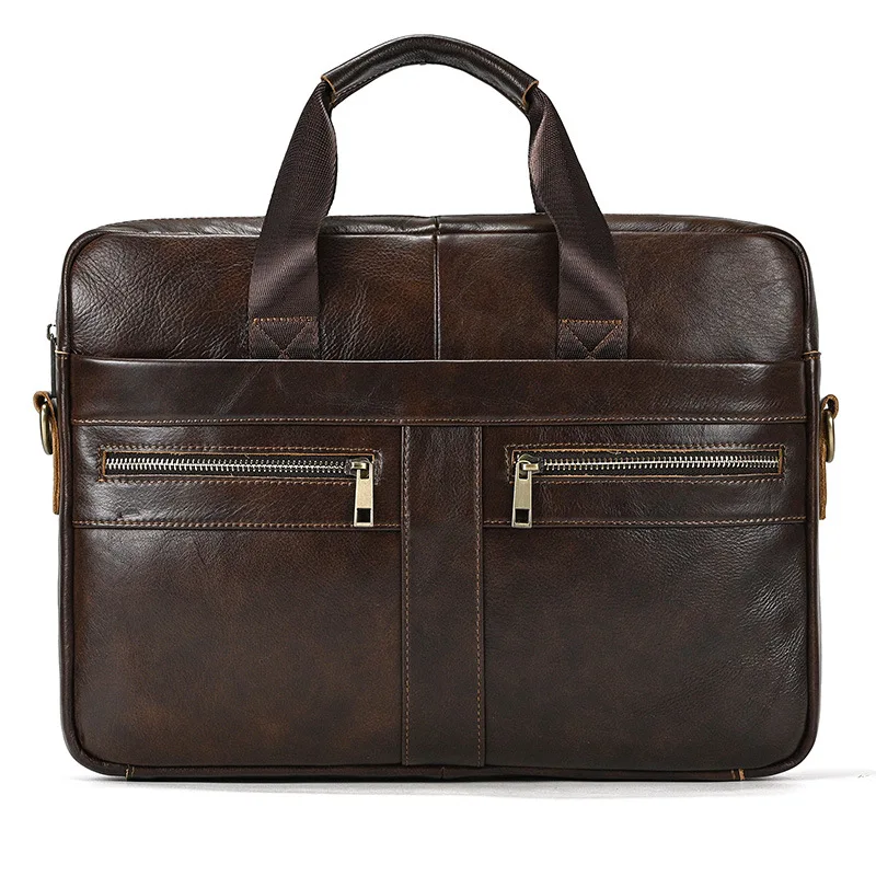 Valigette per laptop da esterno Borsa da uomo Borsa a tracolla Valigette a cubo Borse da lavoro in pelle Porte-documents MHGWB