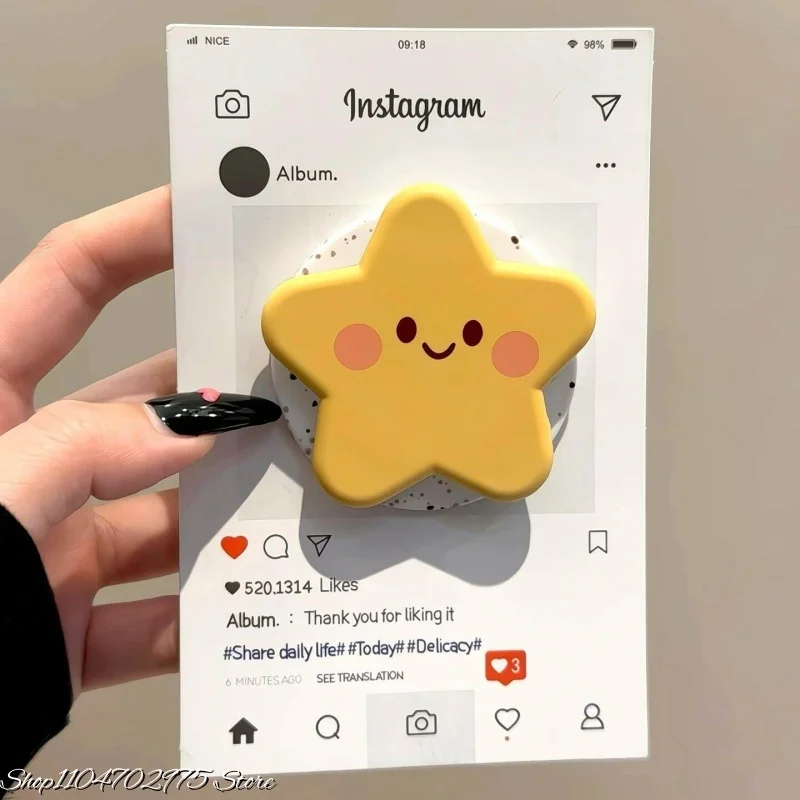 

Korean Cute Funny Star For Magsafe cellphone grip Magnetic Phone Griptok Grip Tok Stand For iPhone Accessories Magnetic Holder