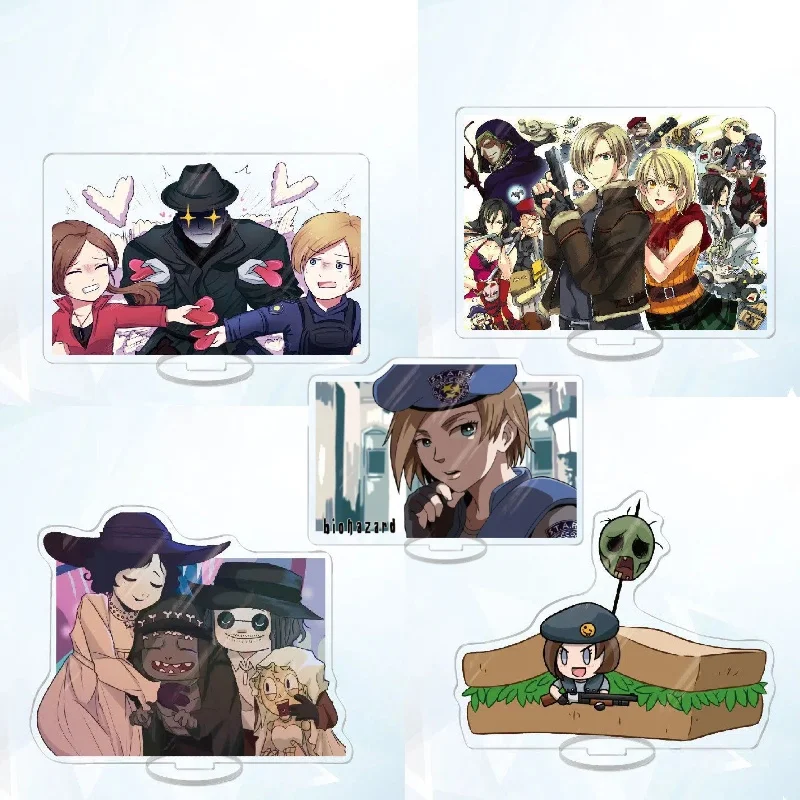 

Resident Evil‌ RE4 Acrylic Anime Stand Model Plate Decoration Desk Figure Display Fans Couple Gift Cartoon Creativity Jewelry