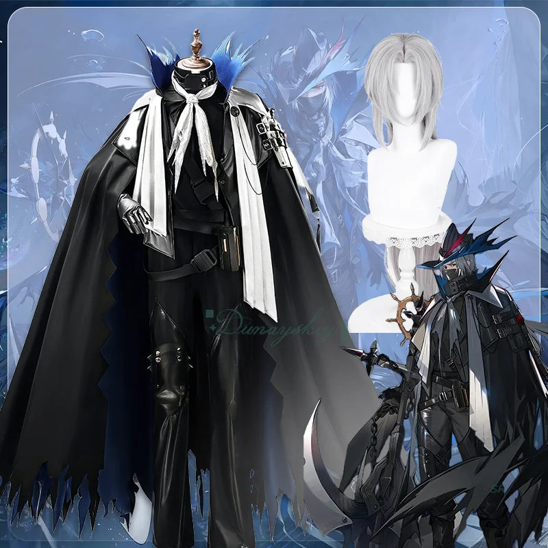 

Игра Arknights Ulpianus Косплей Костюм Пальто Топ Брюки Обувь Парик Шляпа Аксессуары Полный комплект Фэнтезийные наряды Платье для Хэллоуина