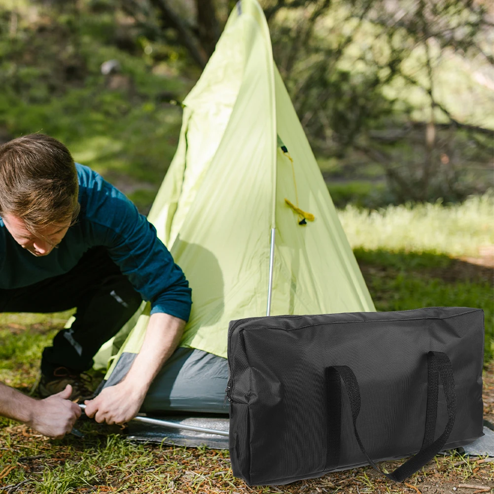 

Portable BBQ Grill Storage Bag for Camping Outdoor Tool Picnic Tableware Pouch Barbecue Oven Lightweight Polyester Material