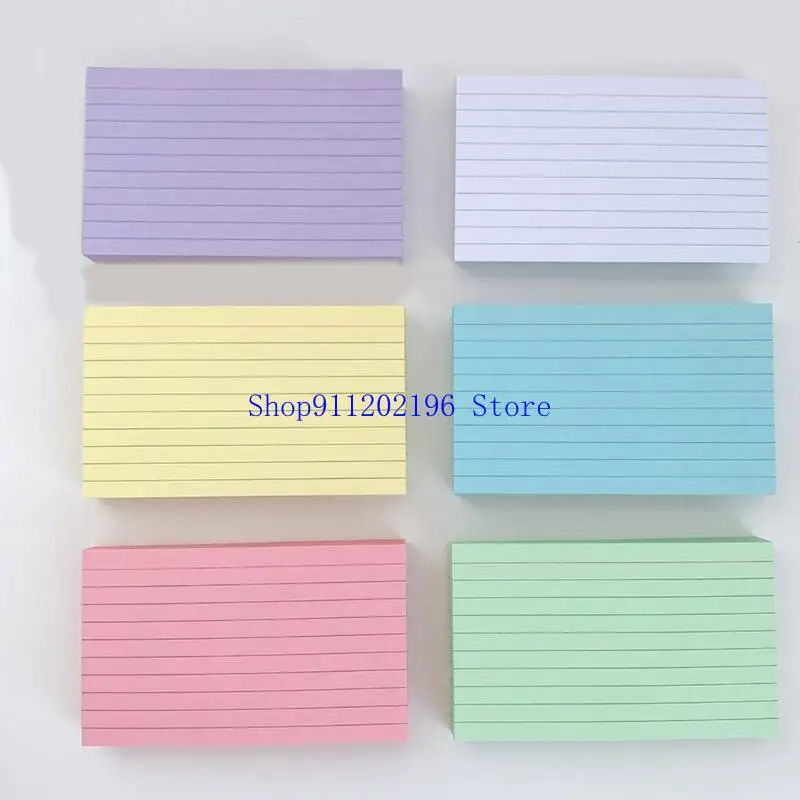 P82A 3x5Inch Ruled Study Card Note Card Vocabulary Card Lined Notecards for Writing