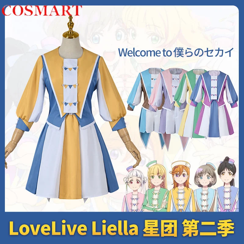 

COSAMRT Lovelive Liella Welcome Our World Cosplay Costume Cos Game Anime Party Uniform Hallowen Play Role Clothes Clothing