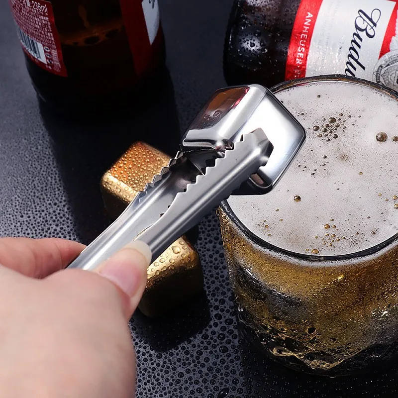 D9 Stainless Steel Whiskey Stones Reusable Whiskey Ice Cubes Chilling Stones Refreezable Metal Cooling Chilling Whisky Bar Rocks - view 2