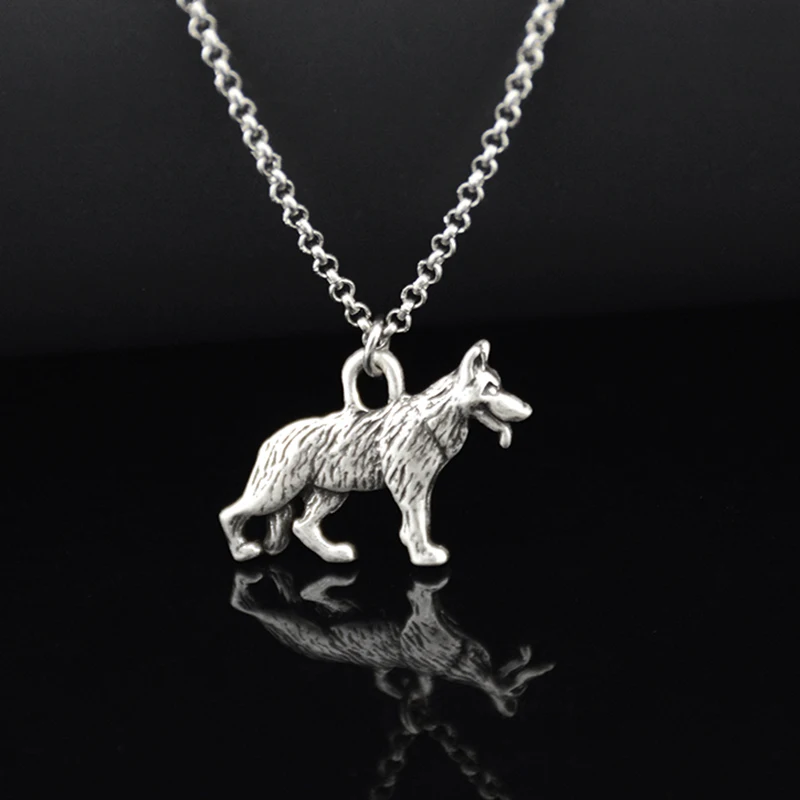 12 Style Vintage Chihuahua & Pomeranian & German Sherpherd Dog Pendant Funny Dog Charm Necklace For Women Accessories jewelery