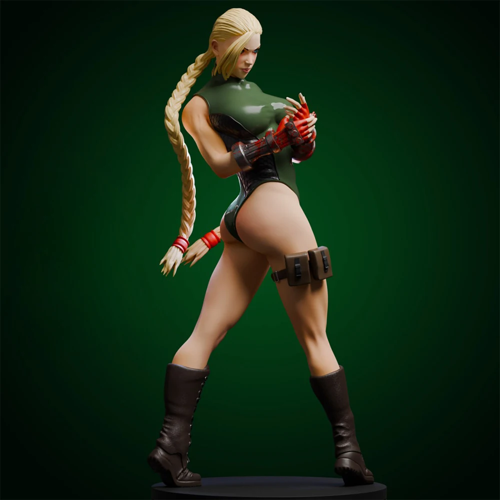 

NSFW Cammy Street Fighter Набор моделей из смолы с 3d принтом Кукла 1/24 Несобранная фигурка из смолы Набор статуй Неокрашенная игрушка Gk Набор игрушек