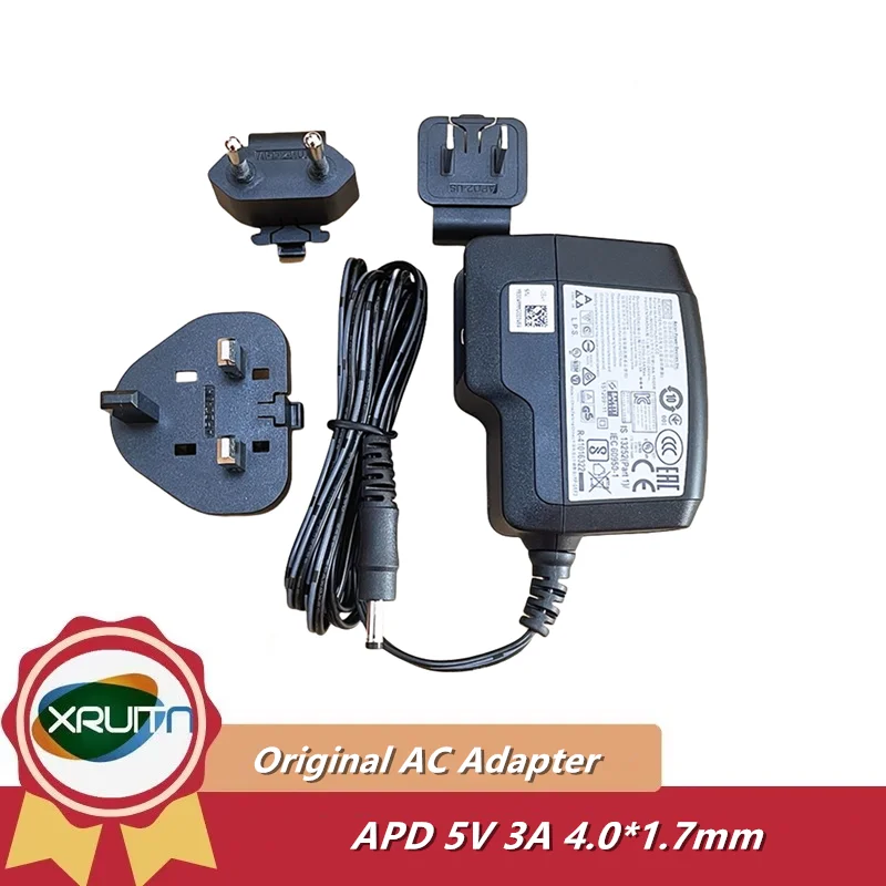 حقيقية لديل Wyse 3040 Powe Supply APD 5V 3A 2A AC محول WA-15I05R شاحن 4.0 مللي متر * 1.7 مللي متر #1