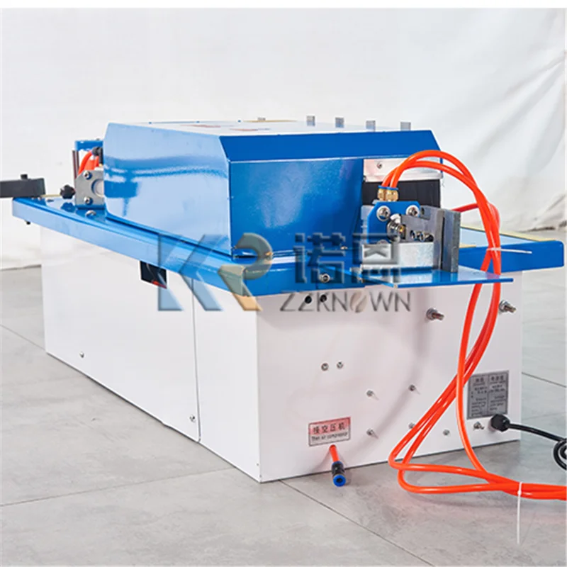 Semi Automatic Pvc Edge Banding Machine Price Small Woodworking Mdf Polish Edge Bander