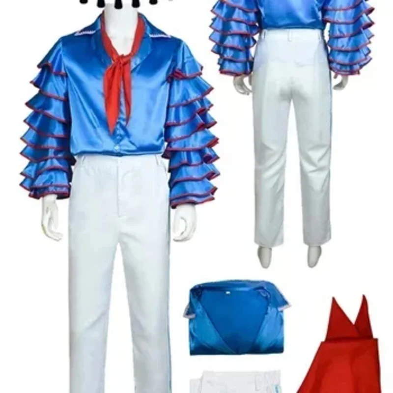 2025 New Adult Yellow Suit Uniform Cosplay Costumes Movie The Mask Jim Carrey Set Unisex Halloween Carnival A Loving Family