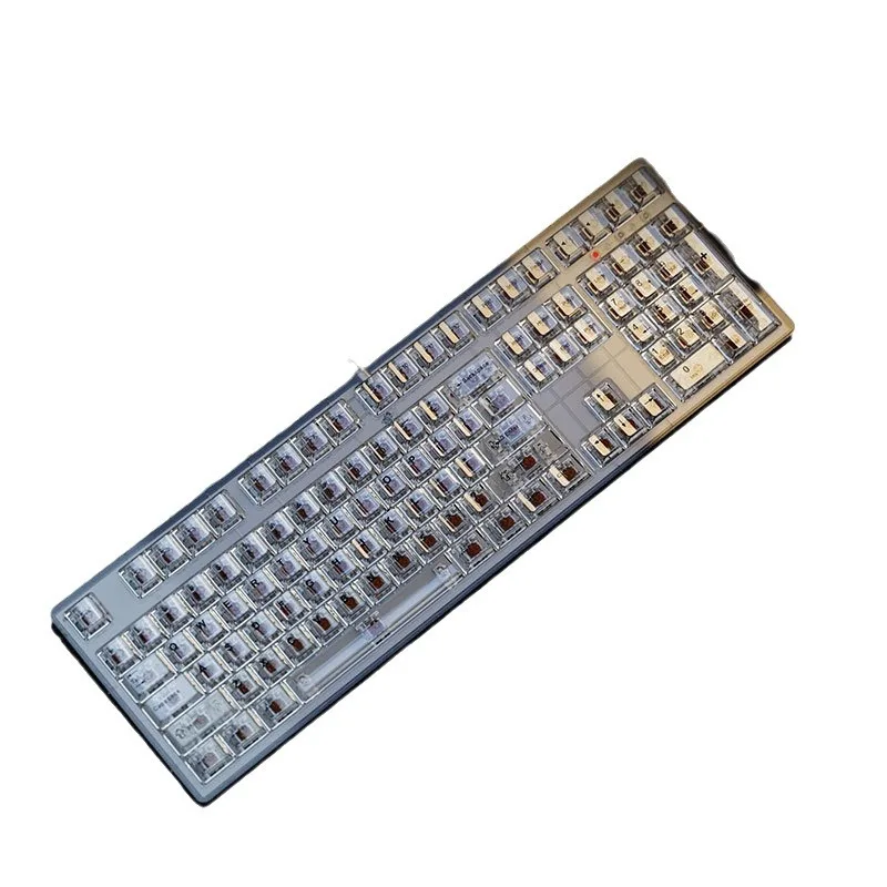 

Fog transparent wireless Bluetooth three-mode mechanical keyboard, e-sports game office keyboard, wired 87 keys